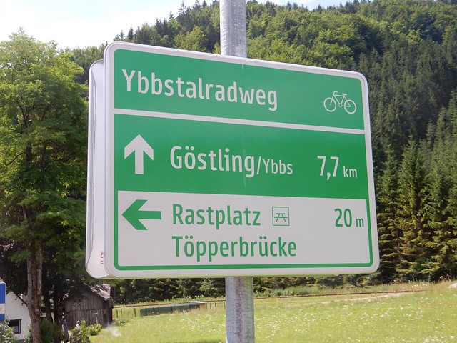 Ybbstalradweg von einem anderen Blickwinkel